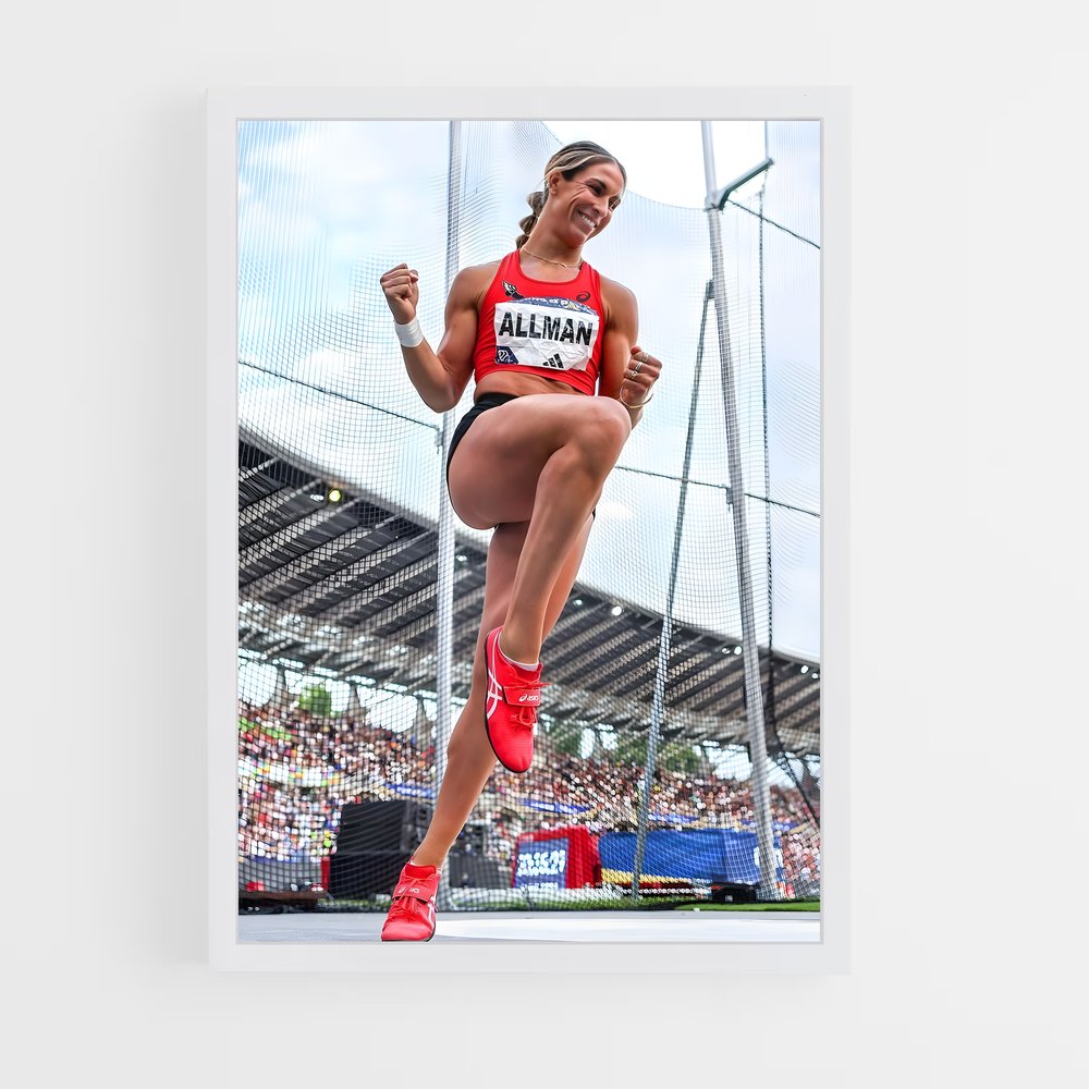 Poster L'Ascension Énergique – affiche Athlétisme (vue 3)